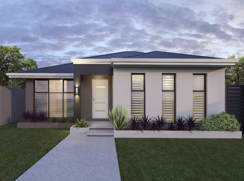osborne-rear-garage 3D house design